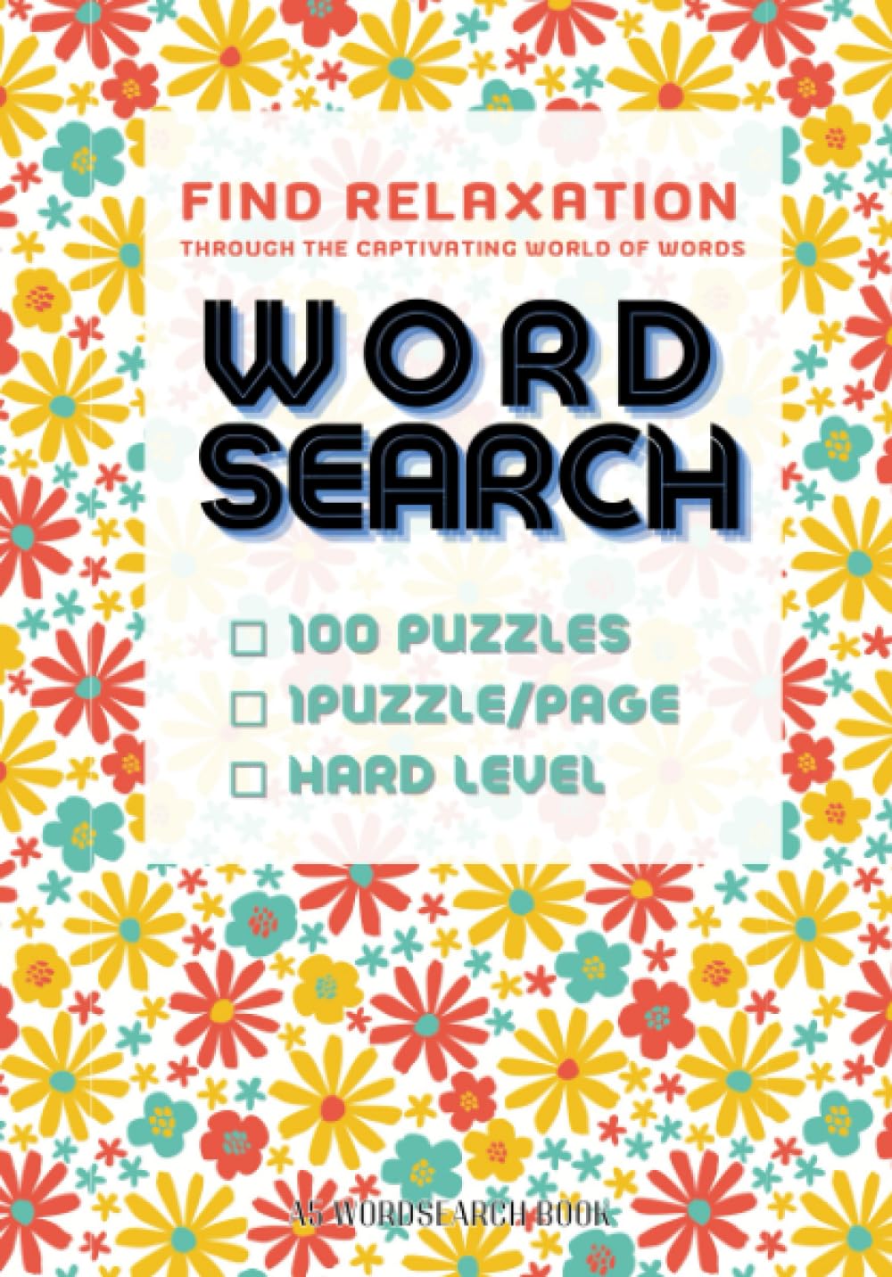 A5 Wordsearch Book: Keep Your Mind Active with Large Print A5 Wordsearch Book : Wordsearch Book For Dad