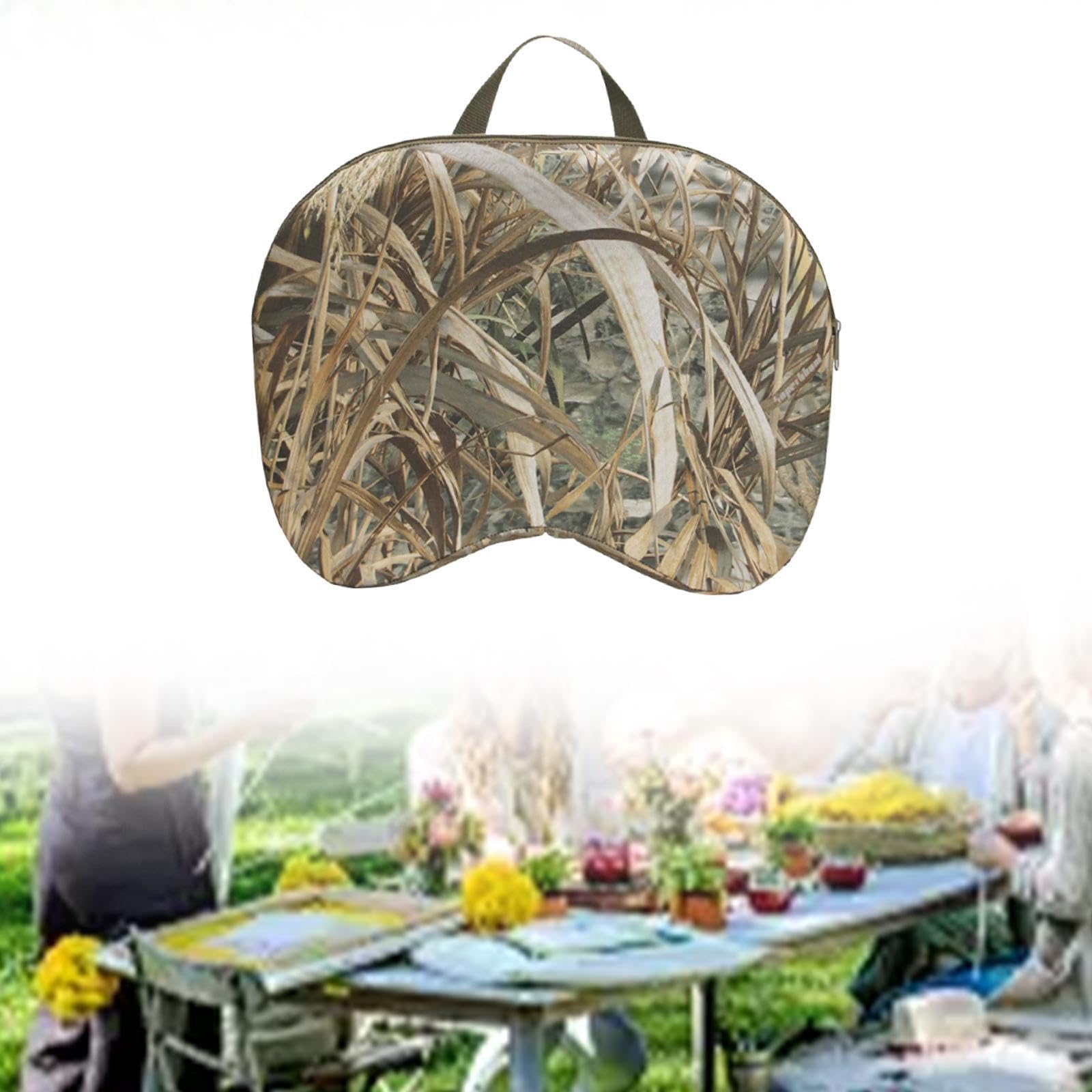 Fenteer Jagd Sitzkissen Sitzpolster tragbares Sit -Pad Weichstadiumpolster mit Griff für Park Angelgarten Terrasse Rucksackpicknick