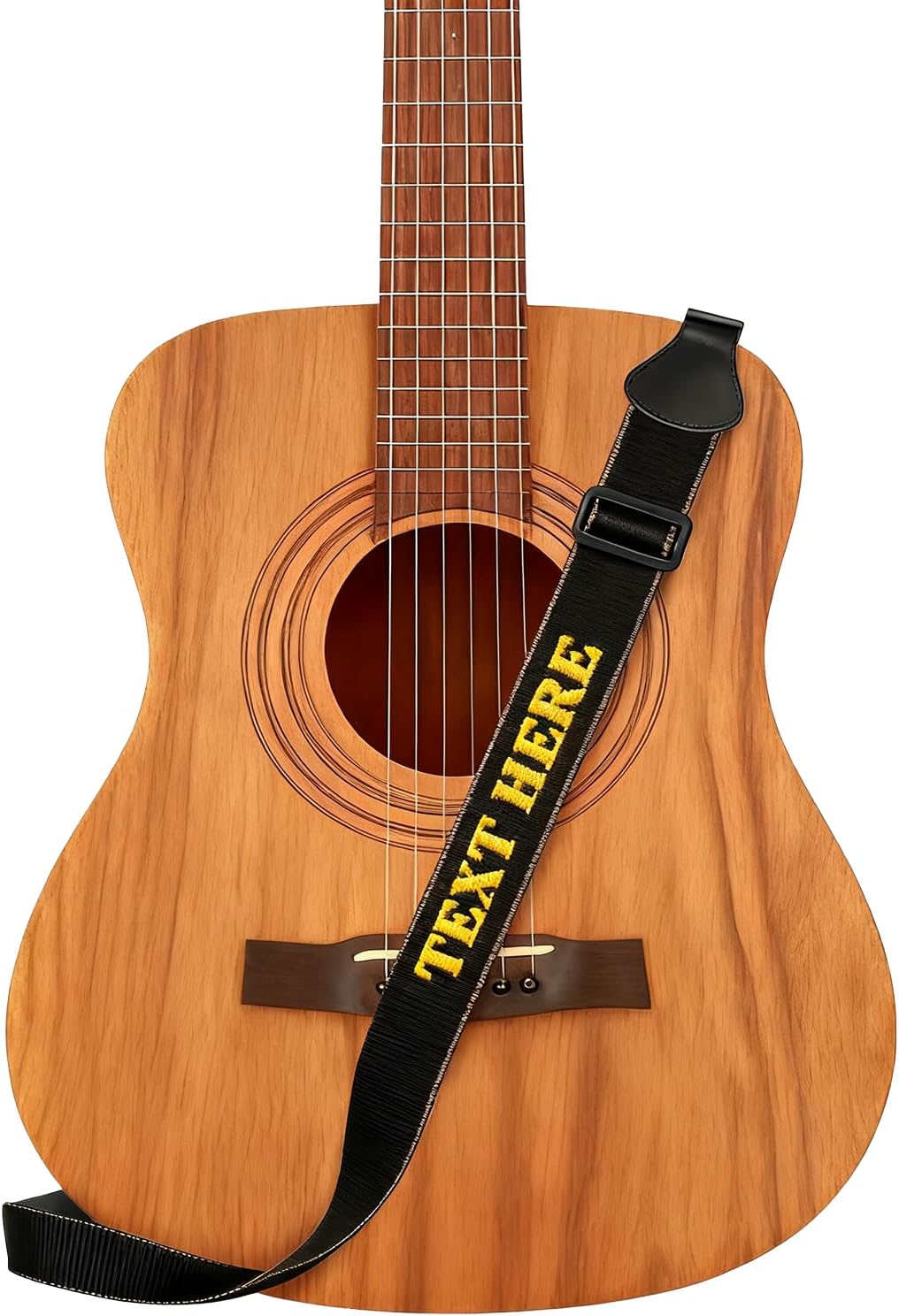 HJX Custom Guitar Strap, Personalized Bass Guitar Strap with Text, Personalized Gifts for Men Band Members Instrument Lovers