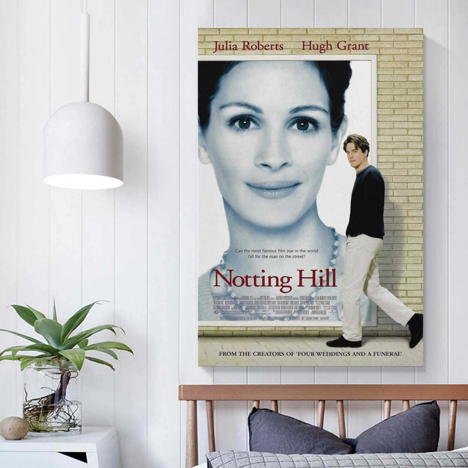 Notting Hill Poster De Film Vintage Classique Rétro Esthétique Sur Toile - Décoration Murale Pour Chambre à Coucher, Salon, Maison - 30 X 45 Cm - Style Sans Cadre