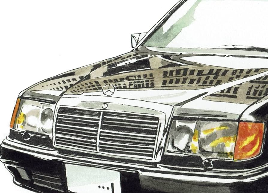 GC-054 Mベンツ280SE限定版画 直筆サイン 額装済●作家 平右ヱ門 GC-054 Mベンツ280SE限定版画 直筆サイン 額装済○作家 平右ヱ門