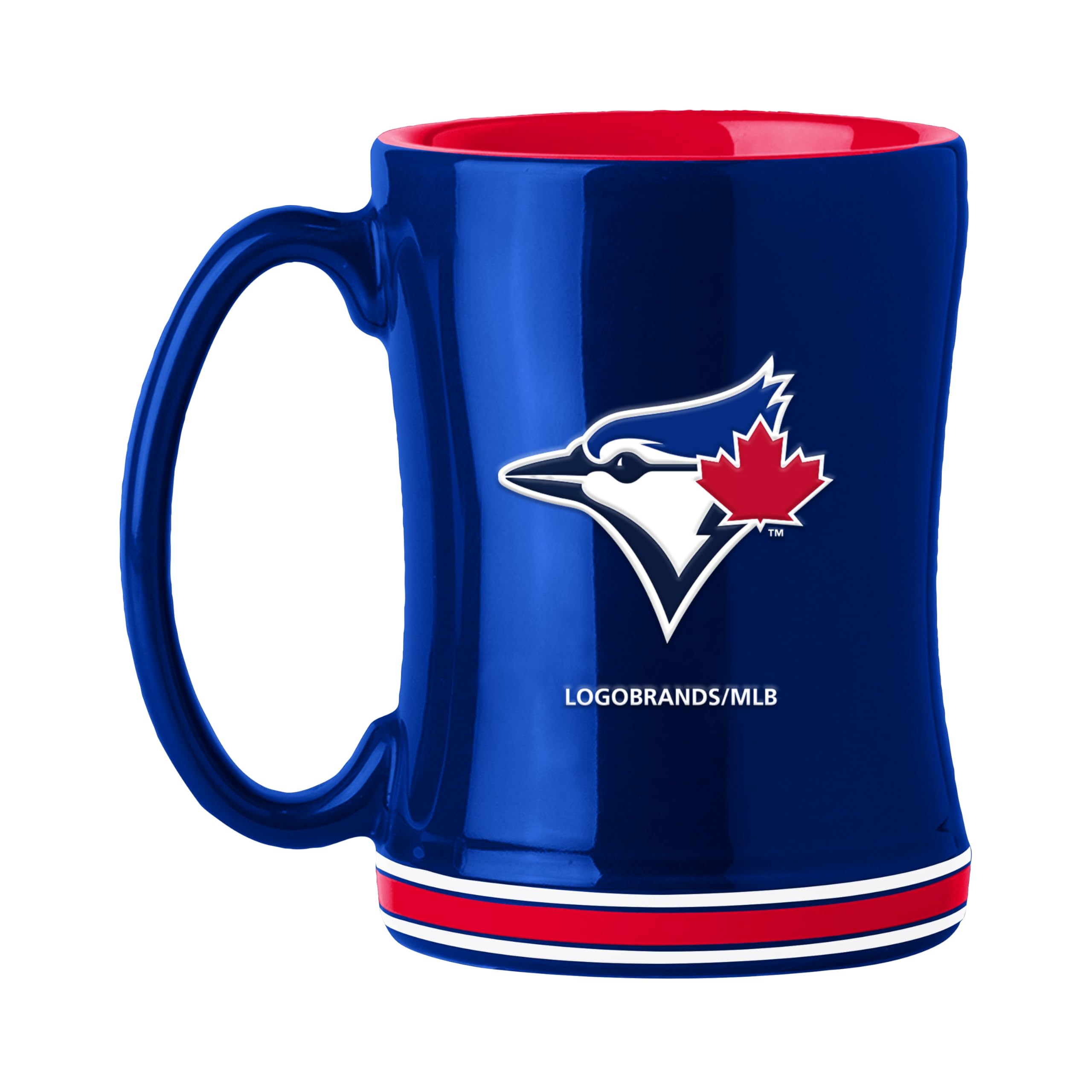 Logo Brands Toronto Blue Jays 14oz Concave Ceramic Mug