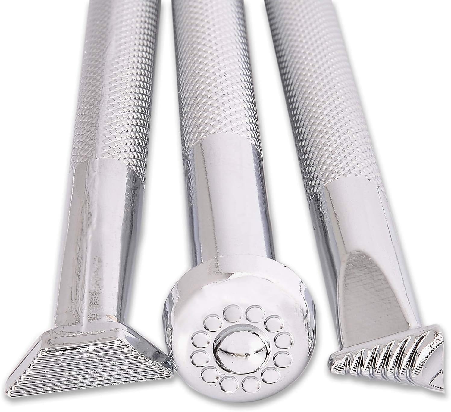 Realeather Leather Stamps Tool Set for Leather Crafting, Sheridan Style Stamp Set II