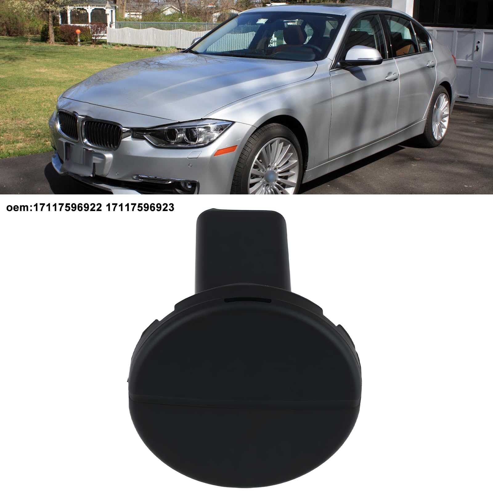 2 set di staffe per boccola radiatore superiore per auto 17117596922 17117596923 compatibile con BMW 328i 2012-2015