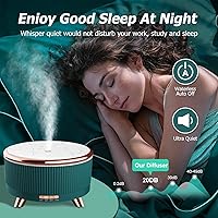 Vista 20 de Diffusers for Essential Oils Humidifiers 500ML, Essential Oils Large Room Aromatherapy Diffuser,7 Colors Lights 3 Mist Modes with R/C for Home Office