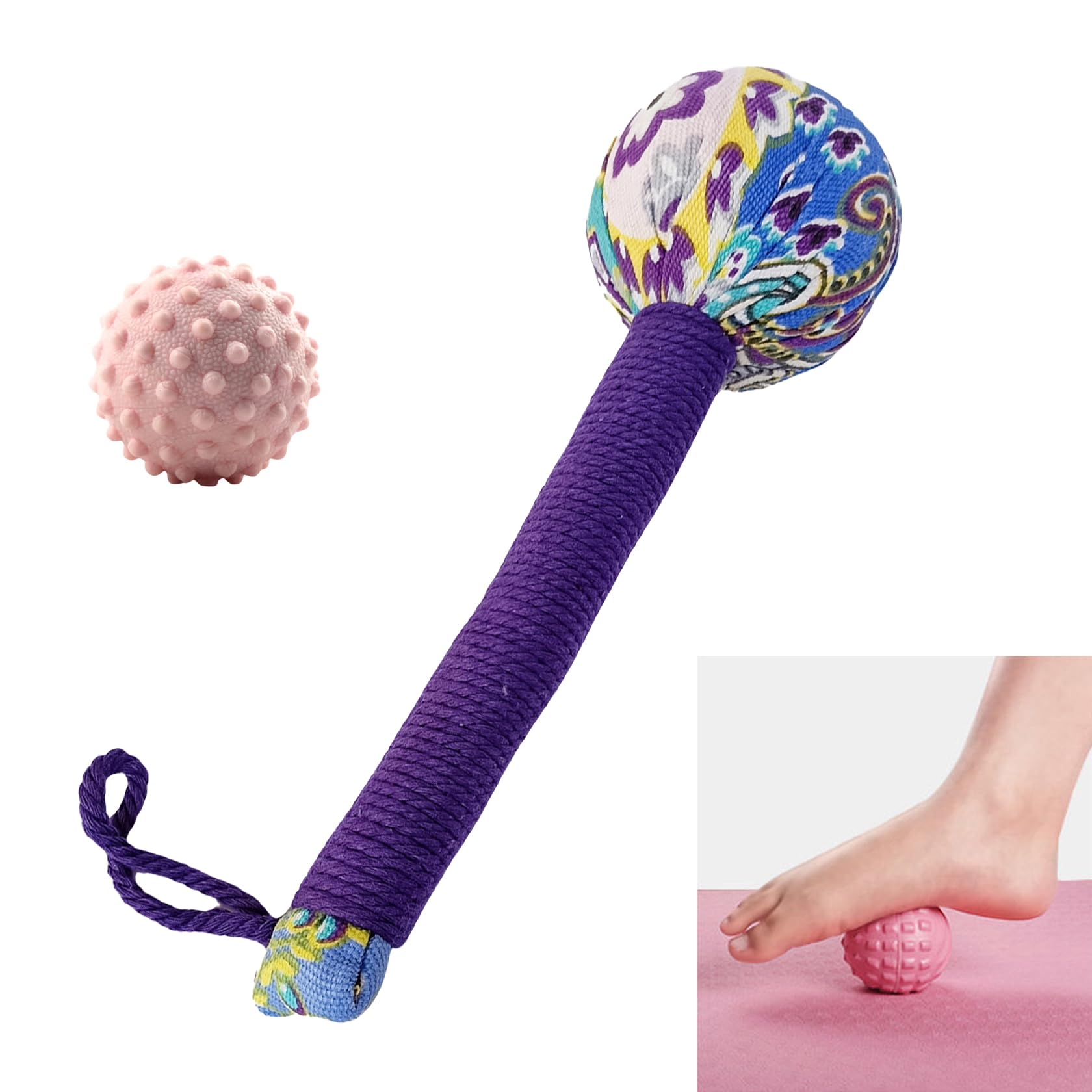 Body Massage Hammer, Massage Tool, Whole Body Muscle Soreness and Fatigue 1P Purple