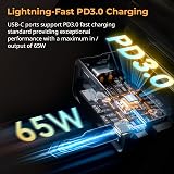 SMALLRIG V Mount Battery VB99 SE, 99Wh / 6800mAh mini V-Mount Battery with PD 65W USB-C Fast Charging, with D-TAP, USB-A, Dual DC Port, OLED Screen, for Camera, Camcorder, Monitor, Video Light - 4823 - 3