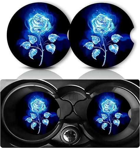 Miniatura 12 de Paquete de 2 posavasos con diseño de Driver Picks The Music, cintas de casete retro, regalos para mujeres y hombres, tapete interior del vehículo,