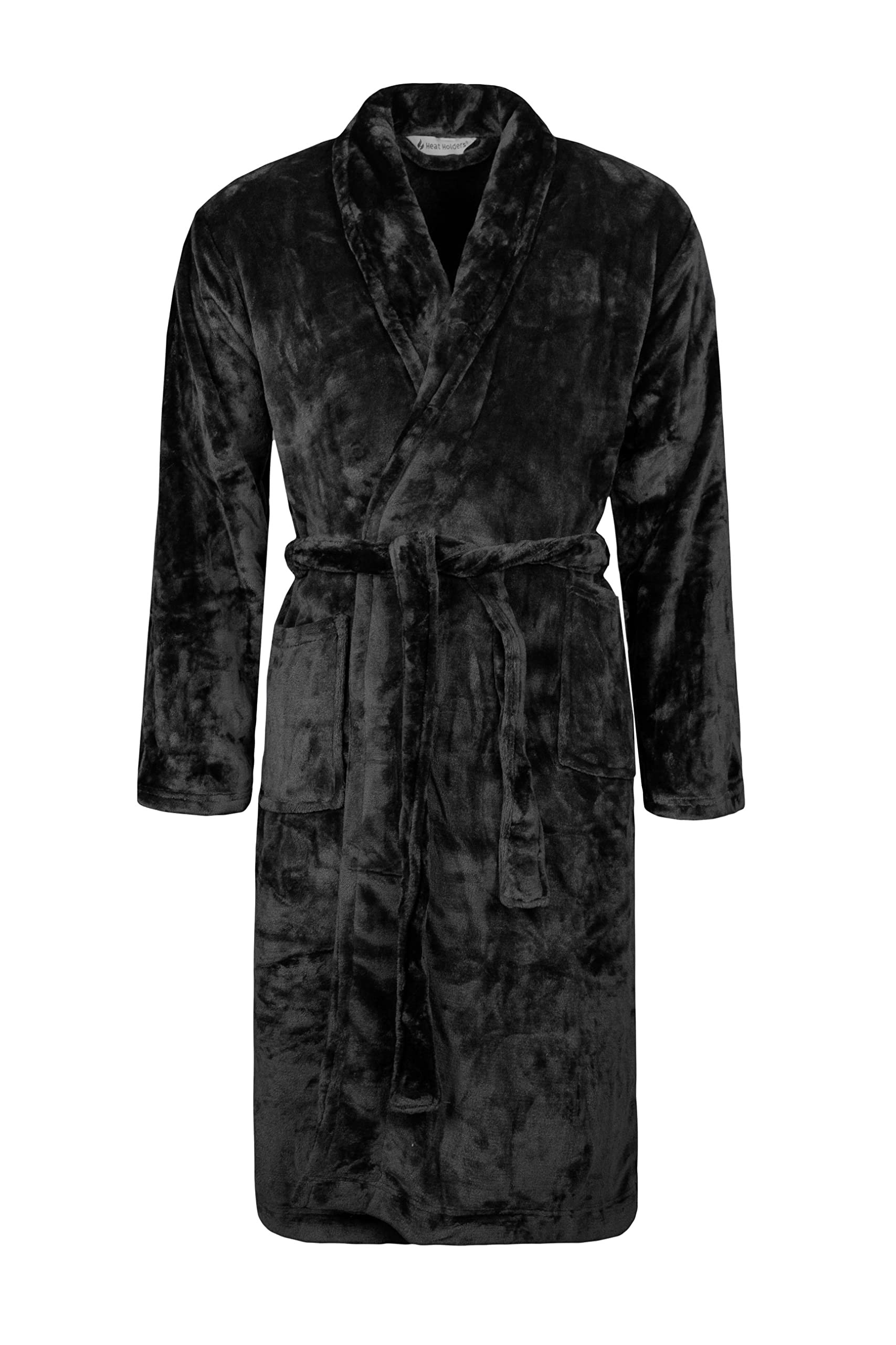 Heat Holders Men's Black Sockshop Fleece Dressing Gown Pack Of 1 S