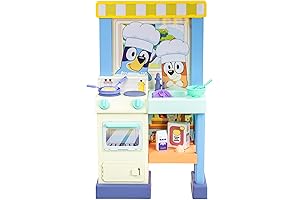 BLUEY - Cook with Chef Kitchen Playset: Inspire Culinary Adventures with Over 20 Interactives
