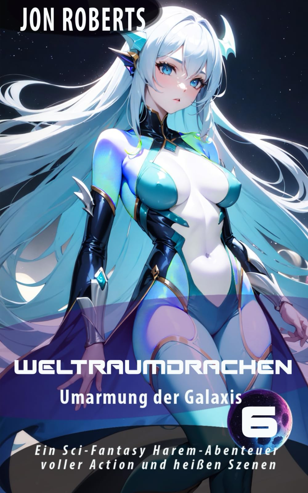 Umarmung der Galaxis 6: Weltraumdrachen: Ein Sci-Fantasy Harem-Abenteuer voller Action und heißen Szenen Paperback – 7 November 2024