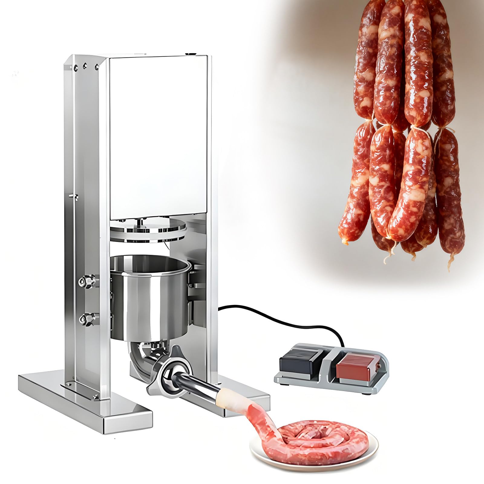 Poussoir à saucisses électrique pour la restauration et les repas conviviaux faits maison
