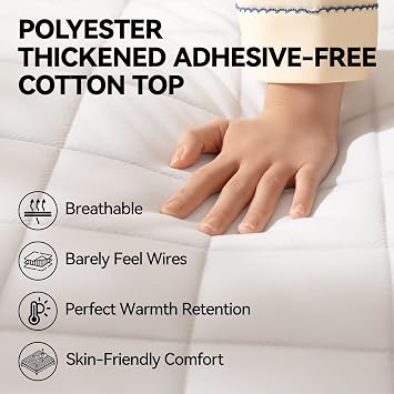 COZYTY Super King Electric Blanket 180x200cm, Fast Heating Underblanket