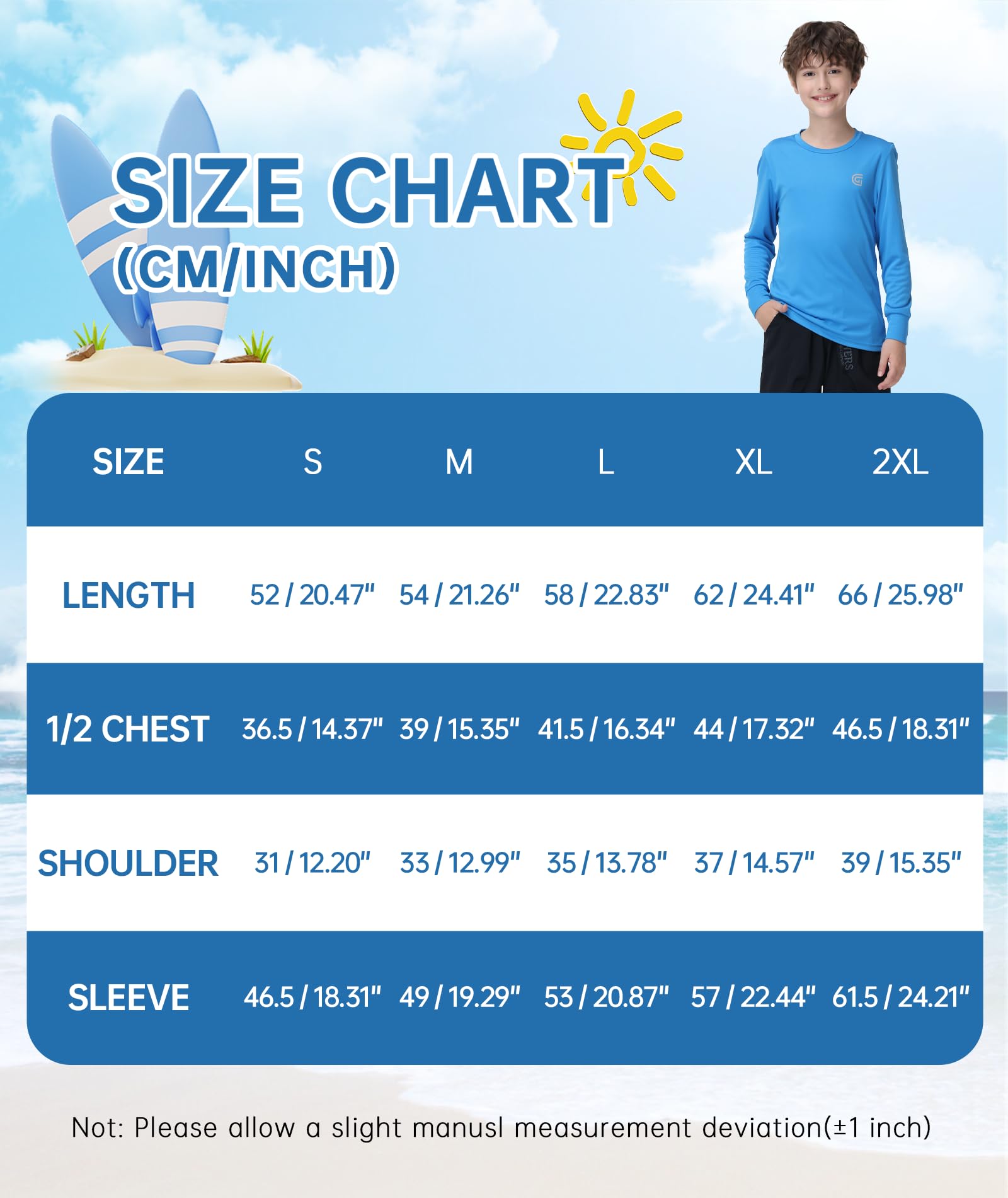 ZITY 3er Pack Kinder UV Shirt Jungen Langarm Schwimmshirt UPF50+ Schutzkleidung Schnelltrocknende Wasser Rash Guard Durchlässige Badeshirt