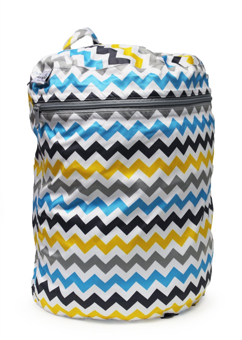 Kanga Care Wet Bag Seam Sealed Waterproof 3D Dimensional for Baby Cloth Diapers, Travel, Beach, Pool, Gym, Swim | Charlie