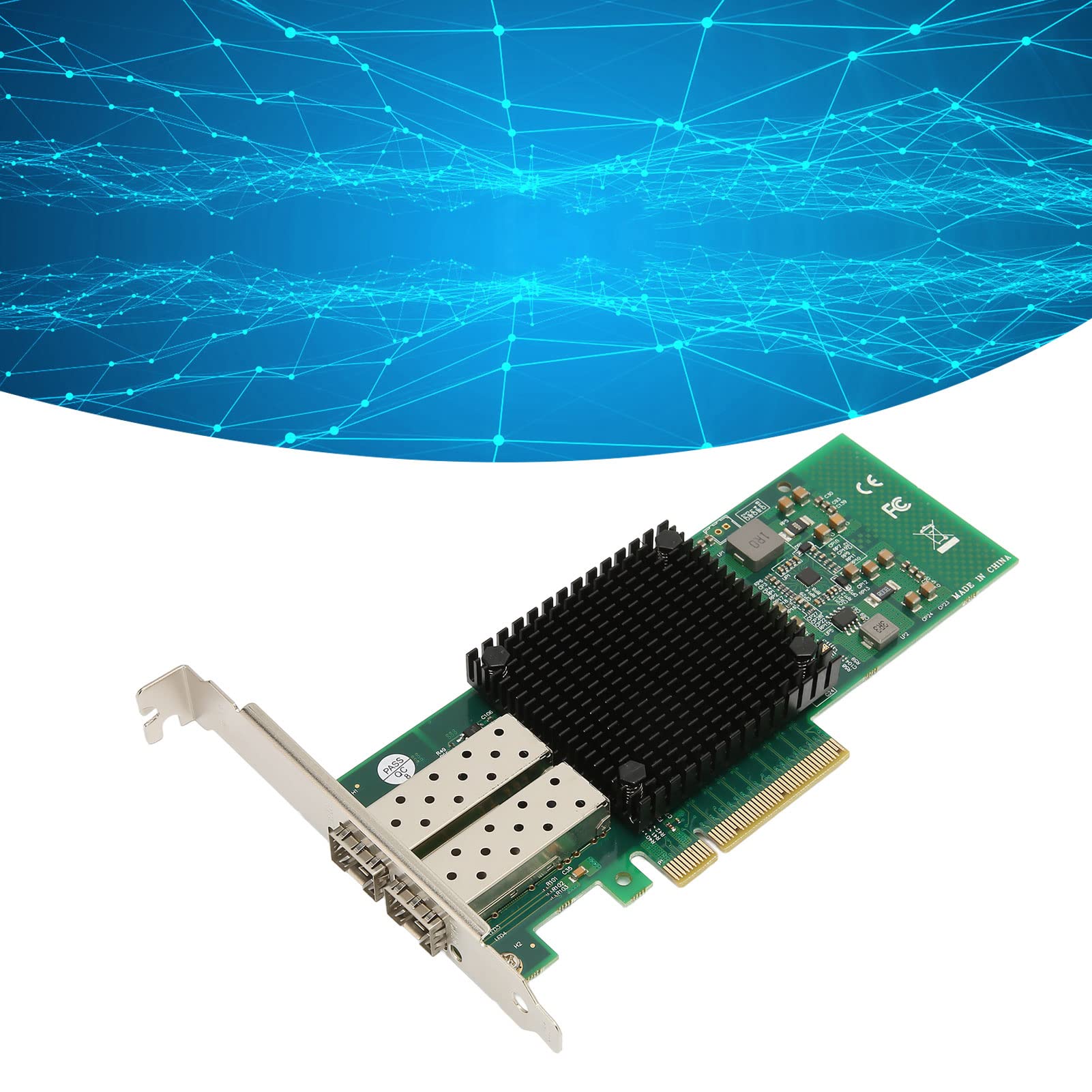 Generic Scheda di Rete per Server in Fibra Ottica con flessibilità di Virtualizzazione e Architettura Stabile Ad Alta capacità, per Server Virtuali, Adattatore NIC per in Fibra Ottica