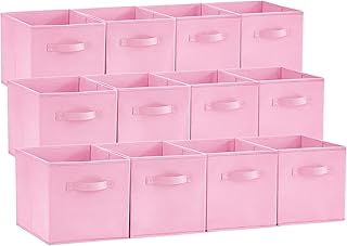 Lifewit Storage Cubes, Foldable Decorative Fabric Storage Baskets for Or...