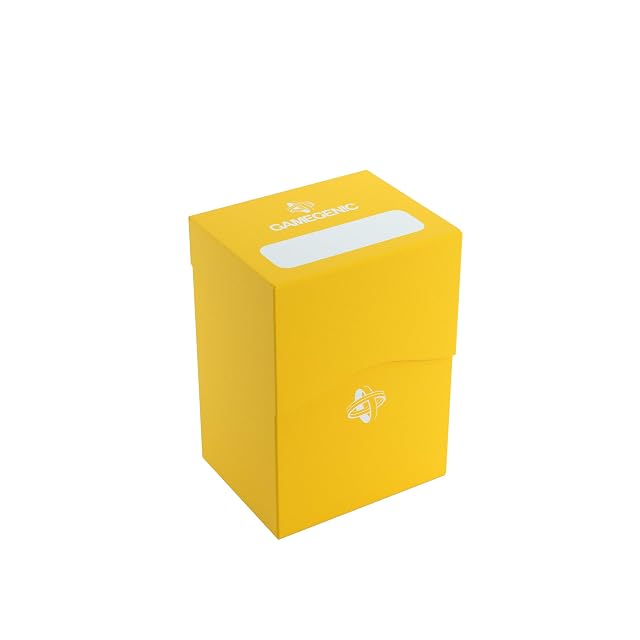 Gamegenic Deck Holder 80+ Amarillo- solución inteligente y rápida para almacenar y organizar tus mazos…