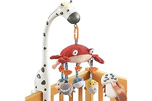 TUMAMA Baby Crib Mobile with Remote Control