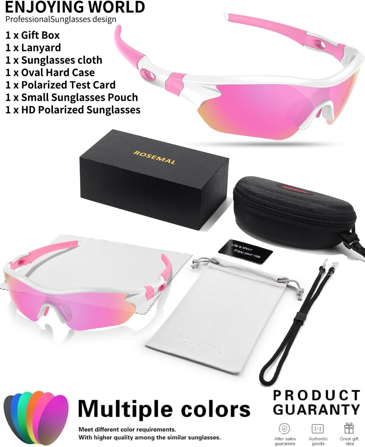 Polarized Sports Sunglasses for Men Women Youth Baseball Running Fishing Tennis Golf Cycling Driving Motor TAC UV400 TR90 - Image 4