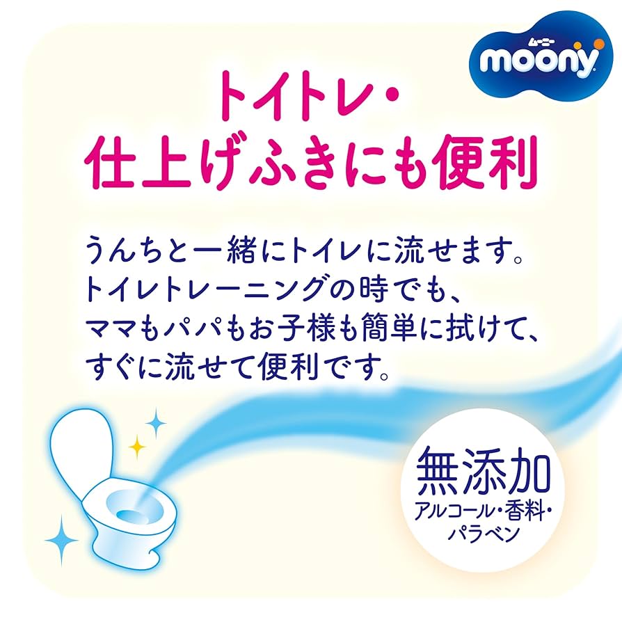 Amazon.co.jp: ムーニー 【まとめ買いパック】【おしりふき