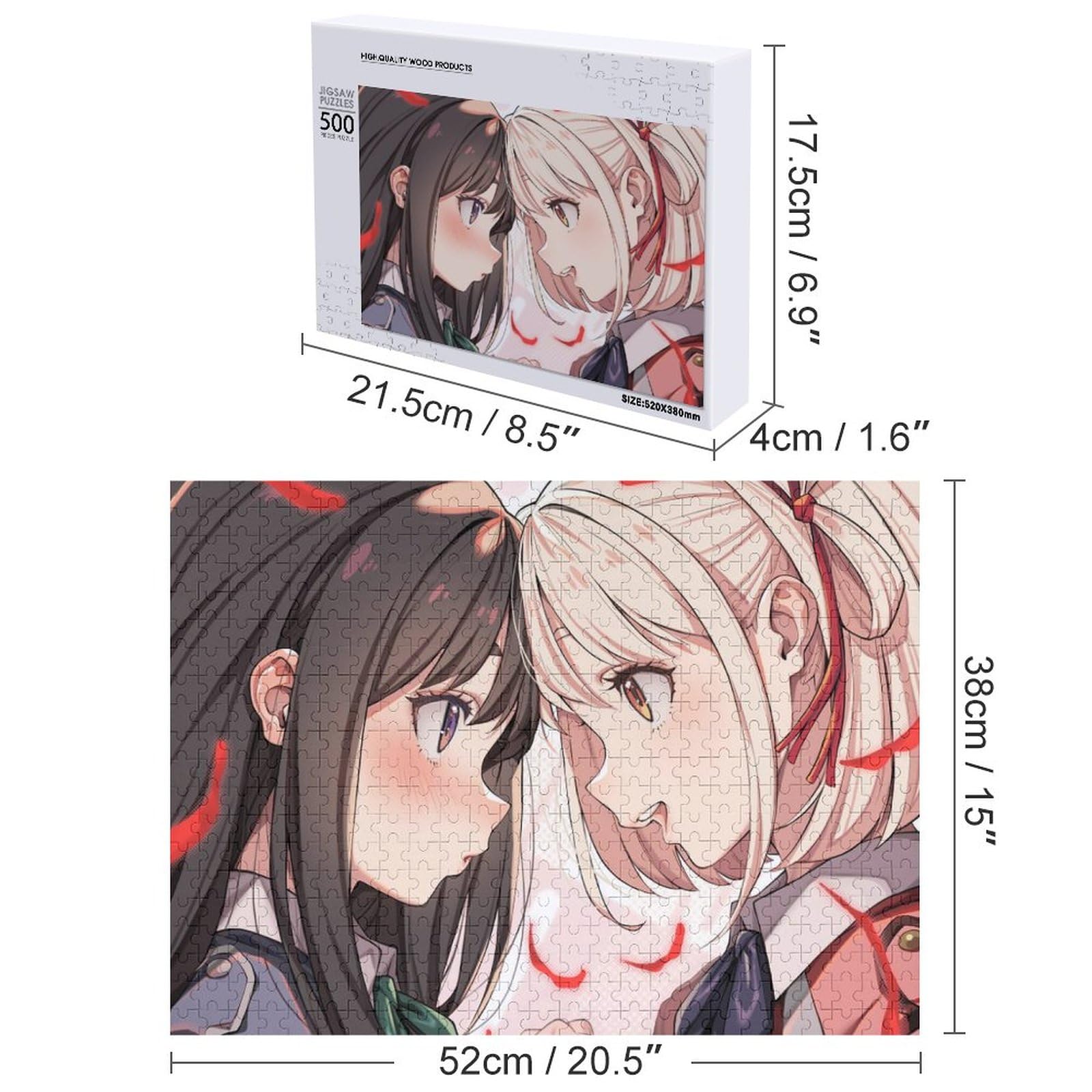 Amazon.co.jp: ジグソーパズル 錦木千束 井ノ上たきな リコリス