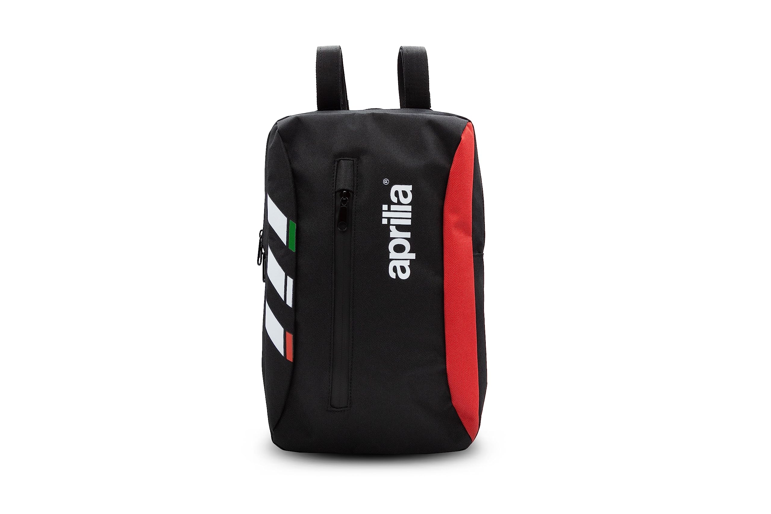 Aprilia E-​Scooter Bag&Backpack, Borsa frontale monopattino, zaino monospalla, impermeabile, zip impermeabili, 5L, aggancio universale con velcro, Unisex
