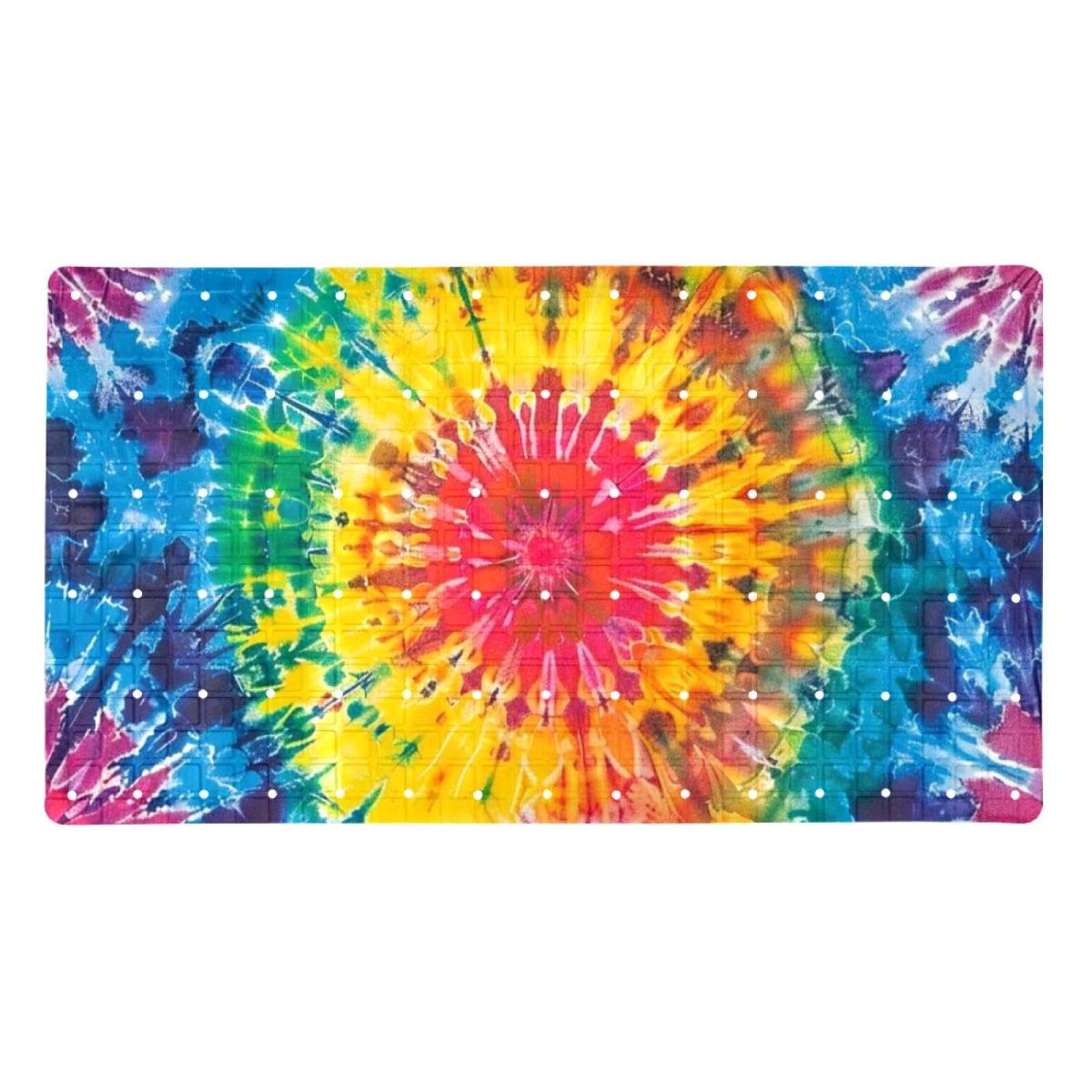 Tapis de bain antidérapant Art Rainbow idéal pour sécuriser la douche familiale