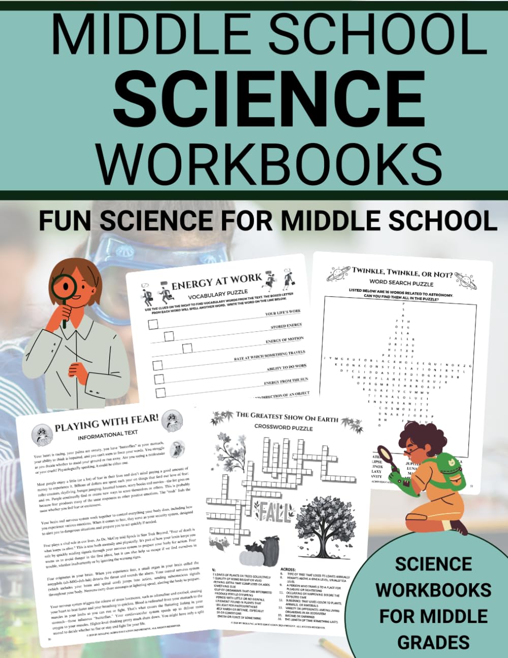 Middle School Science Workbooks Fun Science for Middle School: Science Workbooks for Middle Grades