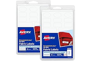 Avery Fabric Labels for Kids: The No-Hassle Way to Label Clothing