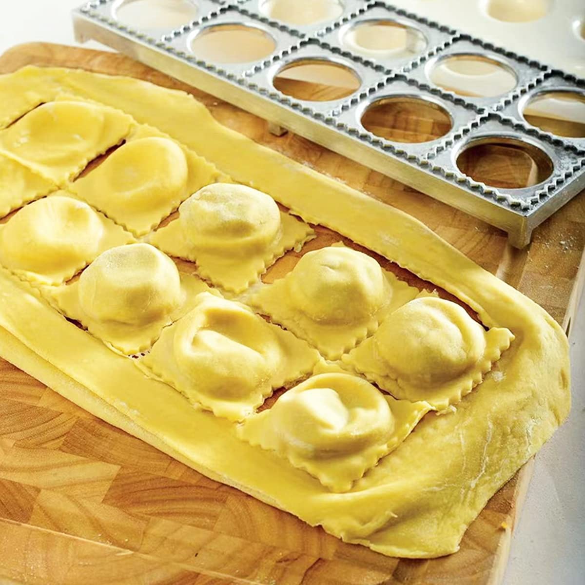 Stampo Per Ravioli 10 Fori - Pressa Pasta A Forma Di Fiore, Sicuro Per Alimenti - Foto 4