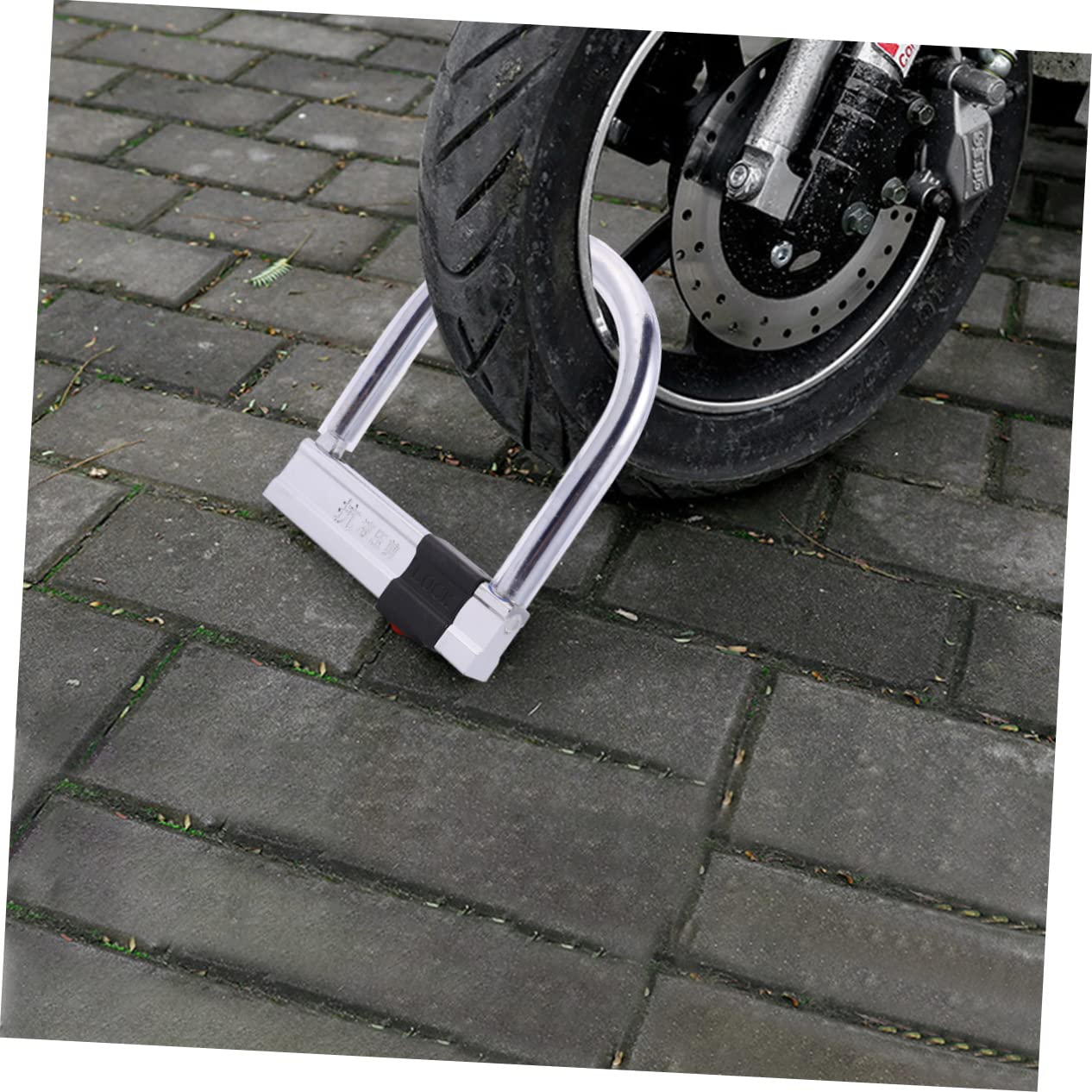 Antivol en U pour Moto et Vélo, Acier Inoxydable, Résistance Hydraulique, Haute Sécurité, pour Cyclisme et Protection Extérieure