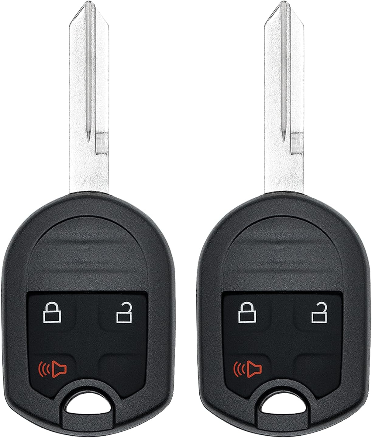 Key Fob Replacement for 04-14 Ford F150/ 04-16 F250 F350/ 05-12 Escape/ 03-16 Expedition/ 01-15 Explorer/ Edge Econoline Flex Freestar Freestyle Fusion Ranger Taurus Windstar, CWTWB1U793, 2Pcs