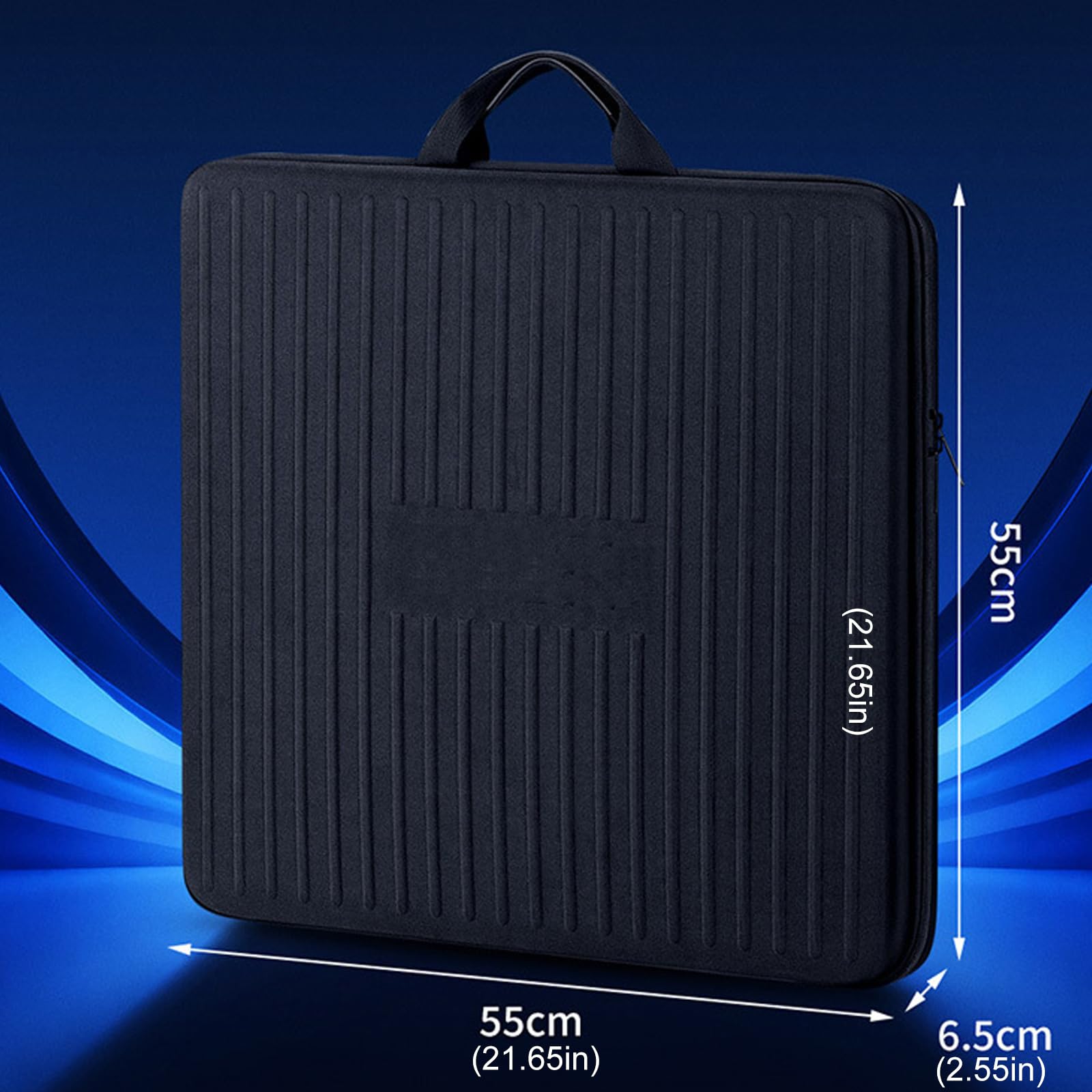 Funda protectora rígida, impermeable, a prueba de golpes, a prueba de polvo, bolsa de almacenamiento para teclado, funda rígida de EVA para teclado