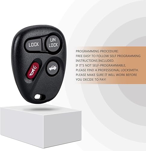 Miniatura 5 de Nuevo llavero de repuesto para entrada sin llave para Enviado Trailblazer con identificación FCC MYT3X6898B GM # 15051014, 15008008, 15008009