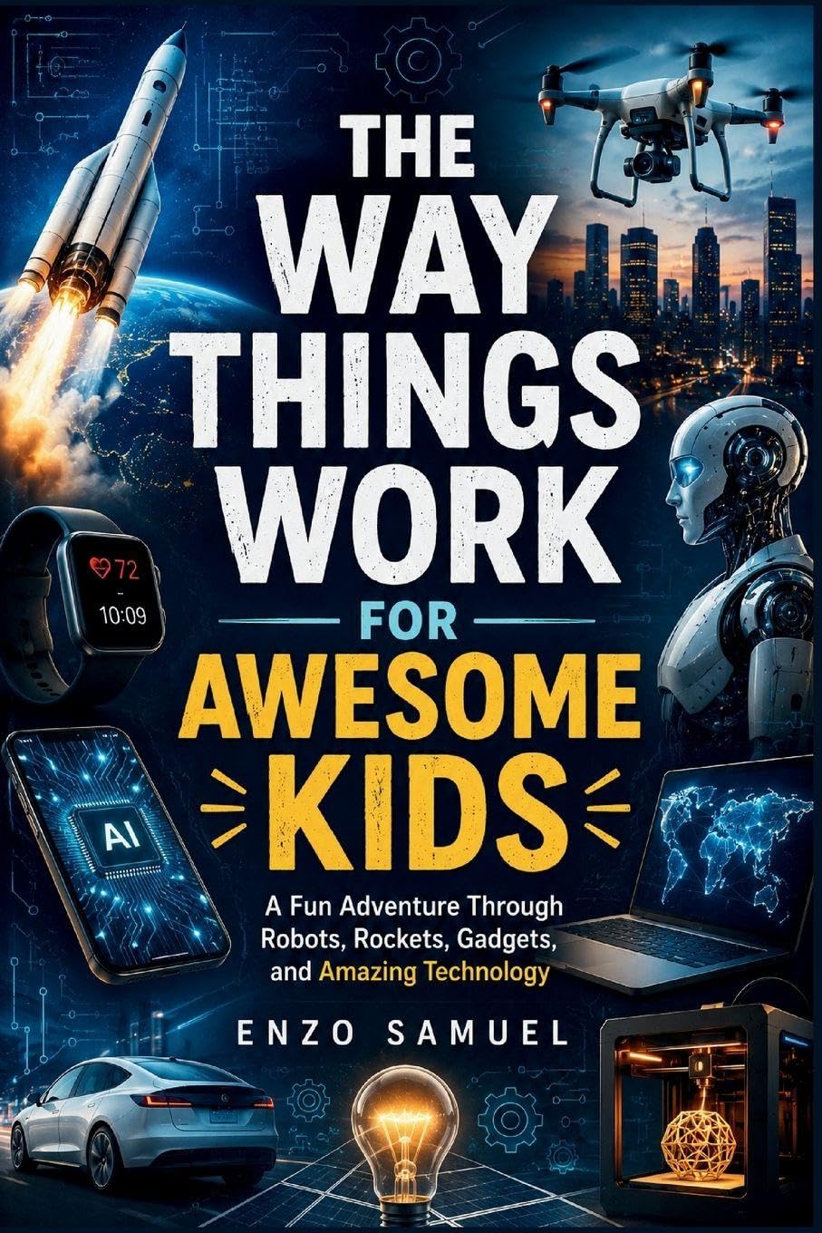 THE WAY THINGS WORK FOR AWESOME KIDS: A Fun Adventure Through Robots, Rockets, Gadgets, and Amazing Technology
