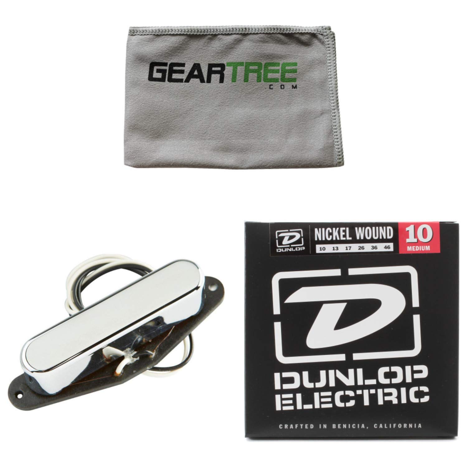 Seymour Duncan STR-3 Qtr-Pound Rhythm Pickup for Tele w/Geartree Cloth and Set