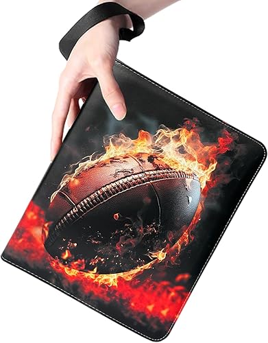 Miniatura 11 de Carpeta de tarjetas de fútbol con mangas, 900 bolsillos, protectores de tarjetas de fútbol, álbumes, organizador de almacenamiento de tarjetas