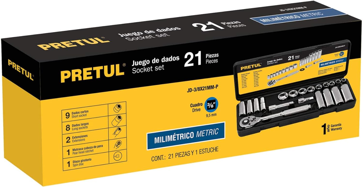 Dice game, table 3/8, 21 pcs, millimetric, Pretul