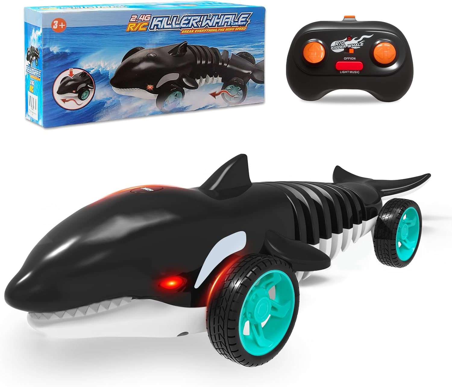 Remote Control Shark, RC Car Toys can Bend, Turn & Slide Like a Mutant Machine, Birthday Easter Gifts for Kids 3 4 5 6 7 8 9 10 11 12 Year Old Boys Girls