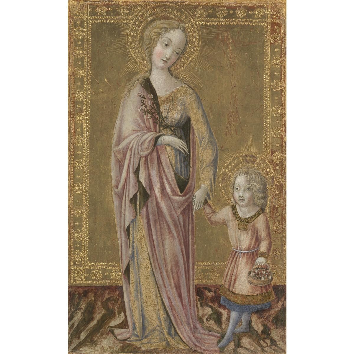 Impression toile Saint Dorothy Francesco di Giorgio art classique sérénité maison - 2