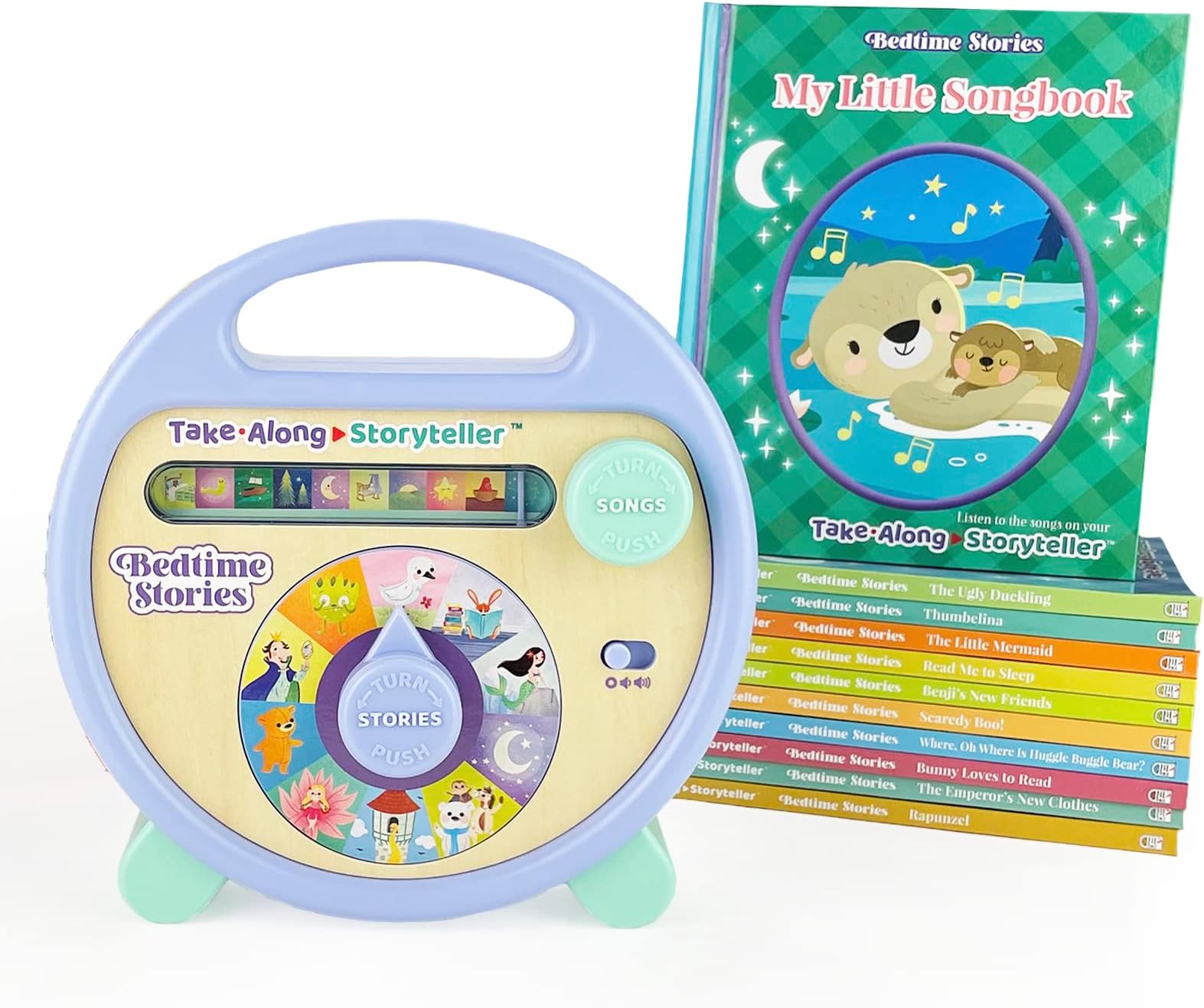 Take-Along Storyteller Bedtime Stories Interactive Electronic Take Along Storyteller with 11 Books, Ages 3-8