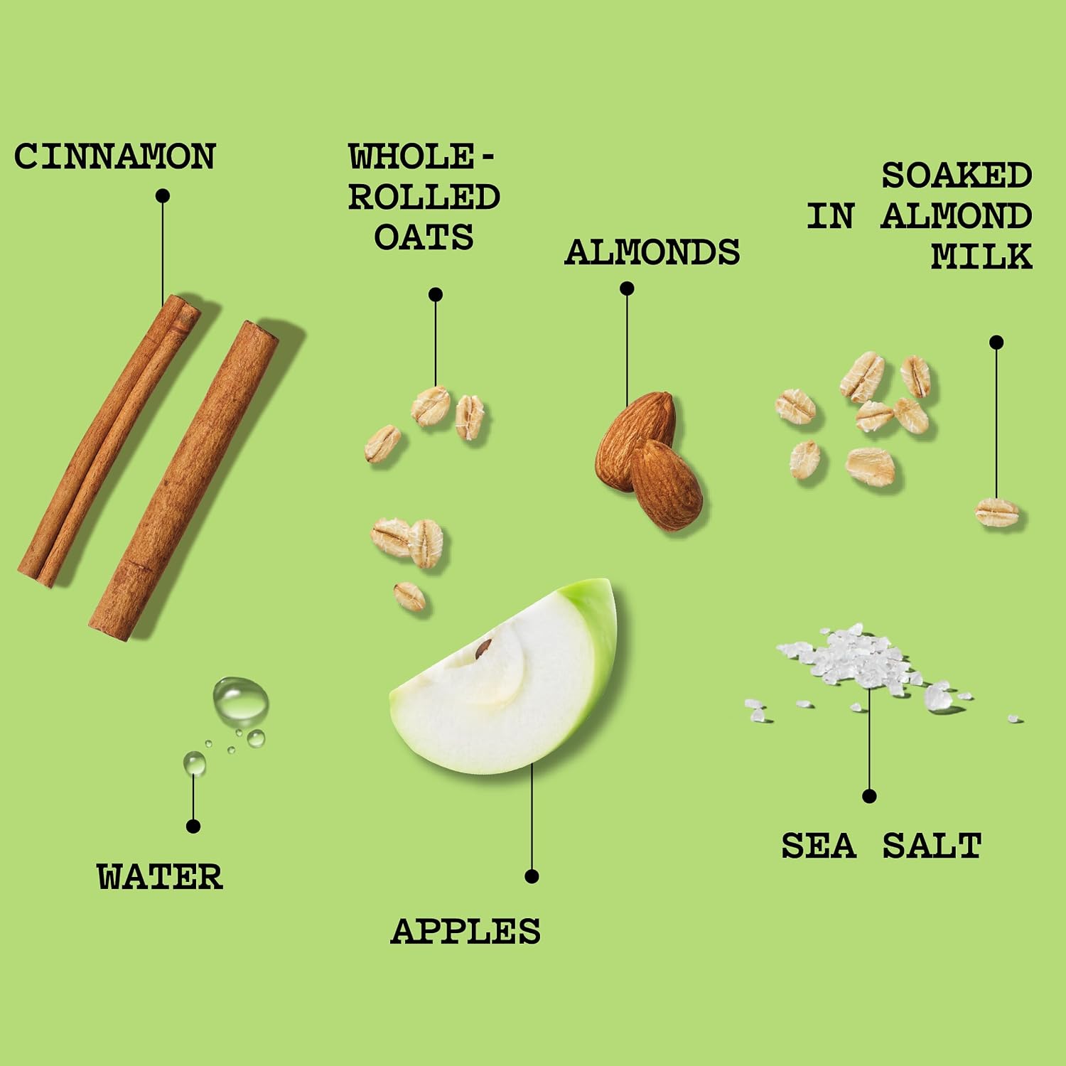 MUSH Apple & Cinnamon Overnight Oats, 5oz