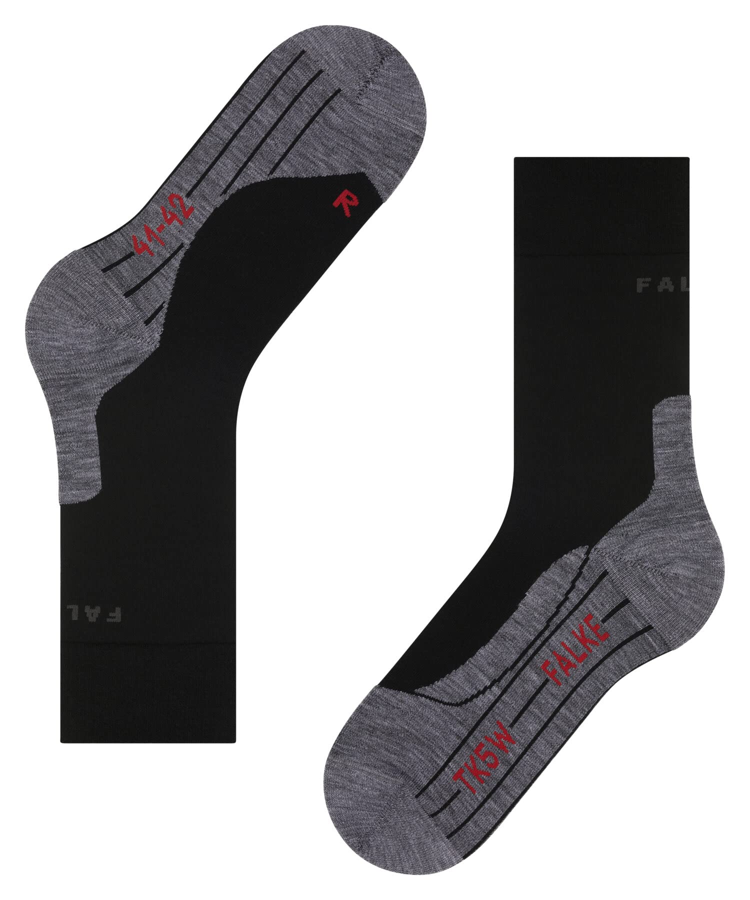 FALKE Hommes Tk5 Wander Chaussettes Anatomique Trekking Laine Vierge, Fibre Artificielle Hommes TK5 Wander Chaussettes anatomique Trekking Laine Vierge, Fibre artificielle Homme (lot de 1)