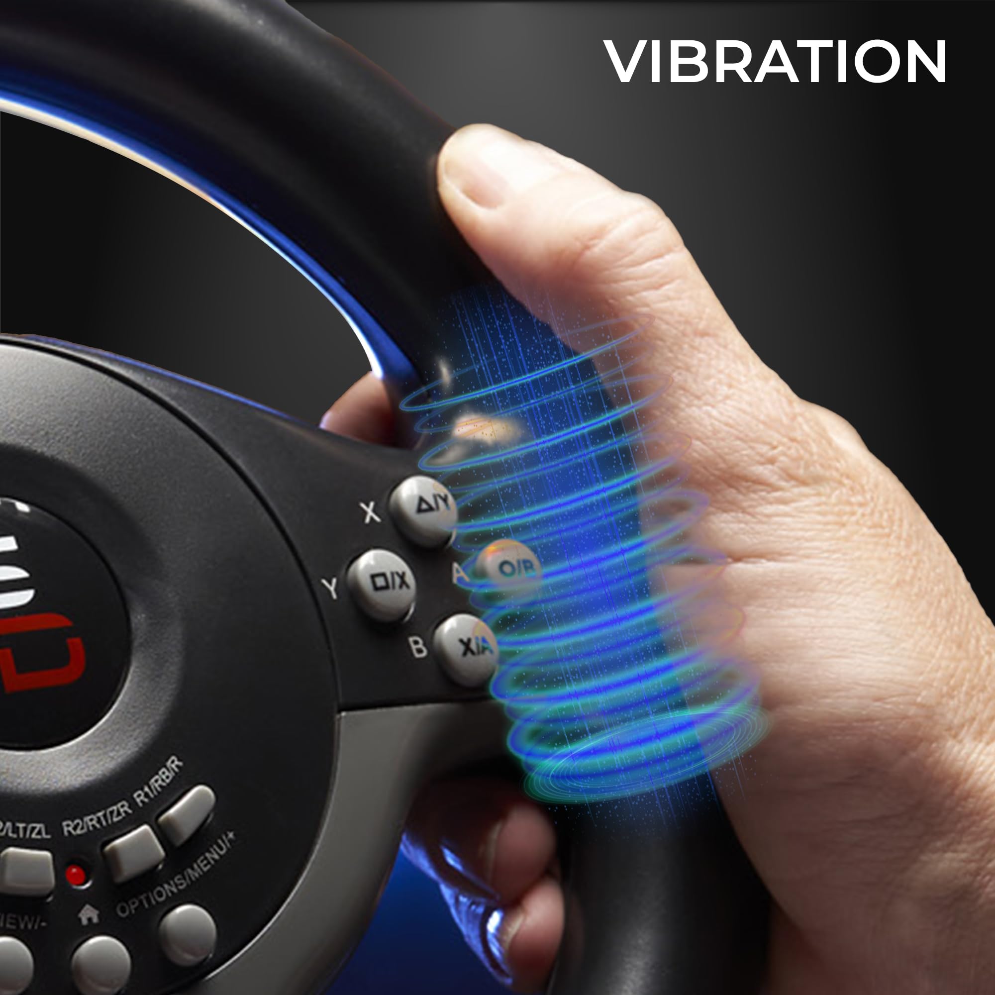 Subsonic Superdrive SV200 , Volante con pedali, Per PS4, XBOX ONE, PC, Switch e PS3, Non compatibile con PS5, Nero