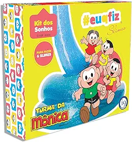 Slime, Kit dos Sonhos Turma da Mônica, euqfiz, i9 Brinquedos, Multicor