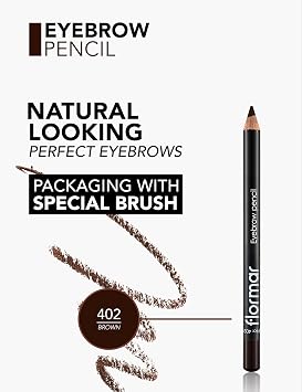 Flormar Eyebrow Pencil Sedefli Kahverengi Kaş Kalemi 402 8690604109425