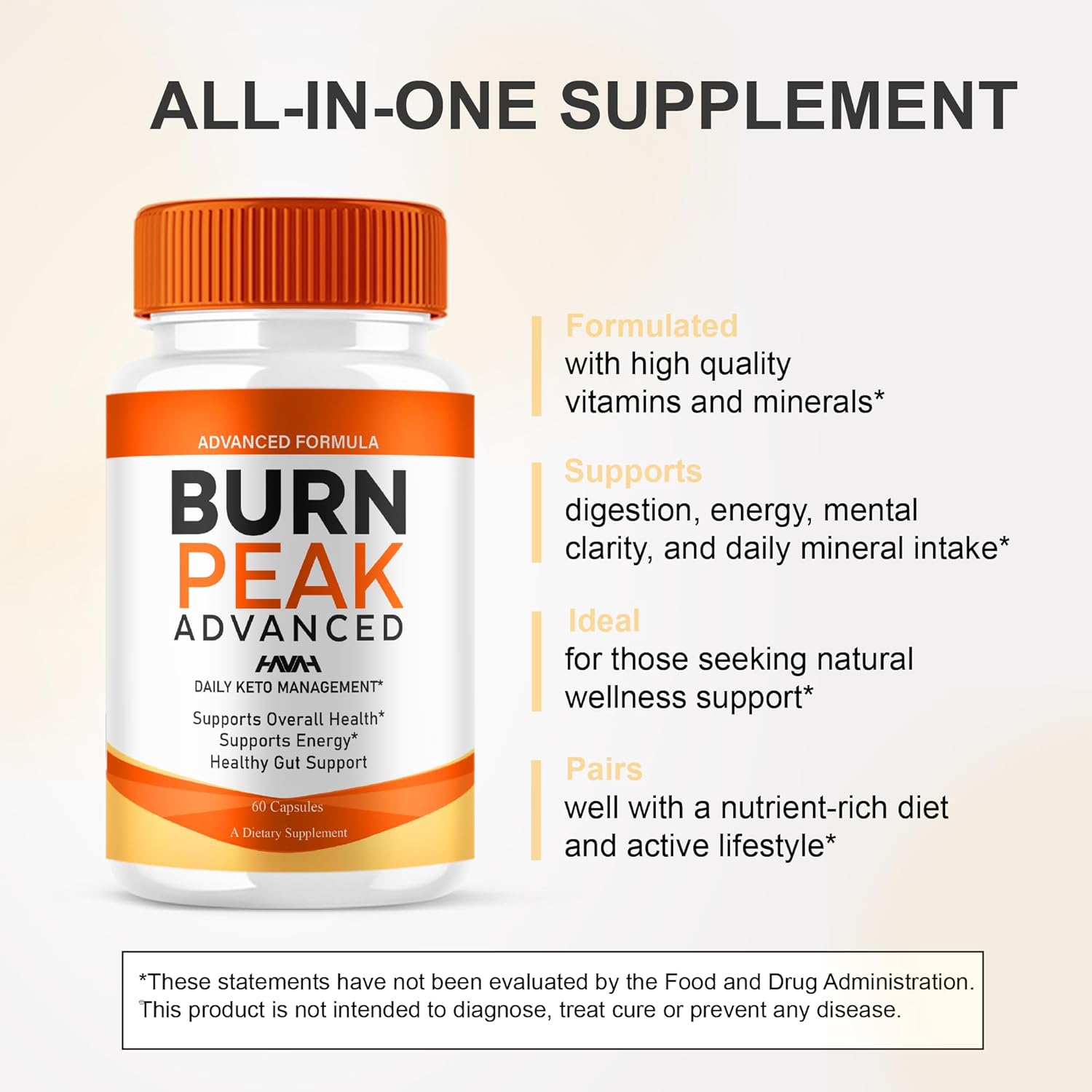 Burn Peak Advanced Health Management Support BurnPeak Pills, Burn Peak Maximum Strength Overall Health & Wellness Support Supplement, BurnPeak Premium Health Support Capsules (60 Capsules) - Image 7