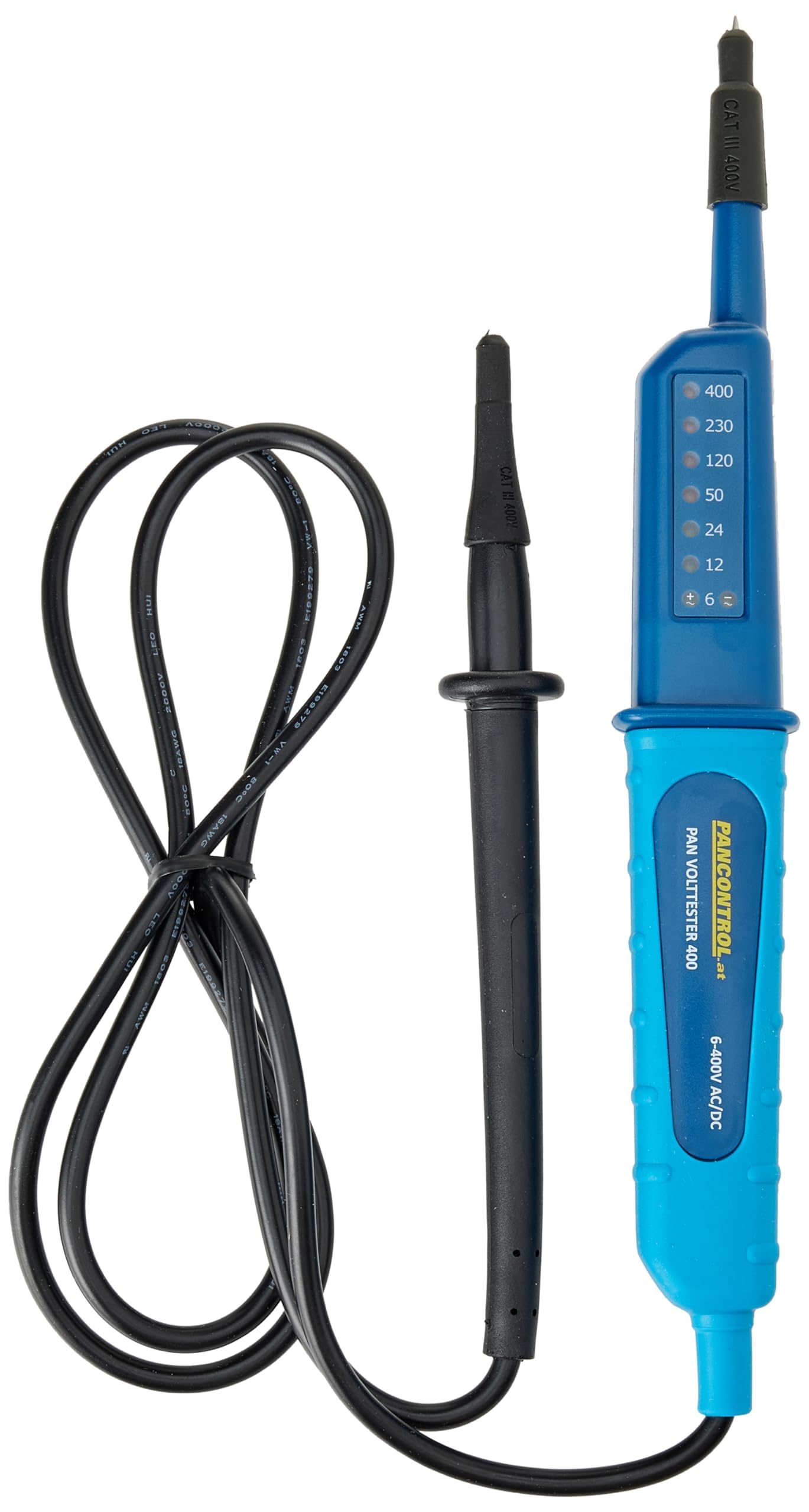 Kopp 324203013 2-polig mit LED Anzeige 6-400 V, Blau, Spannungsprüfer