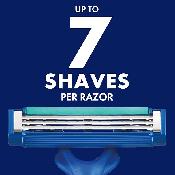 Sensor3 Simple Mens Disposable Razors, 12 Count